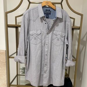 Men's Light Gray Casual Shirt